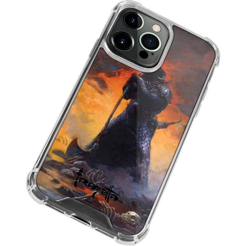 Frazetta Death Dealer iPhone 14 Pro Max Clear Case